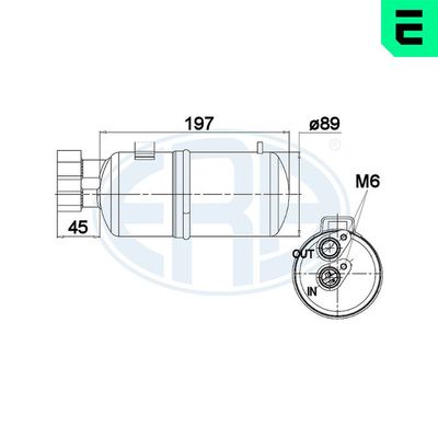 Dryer, air conditioning ERA 668006