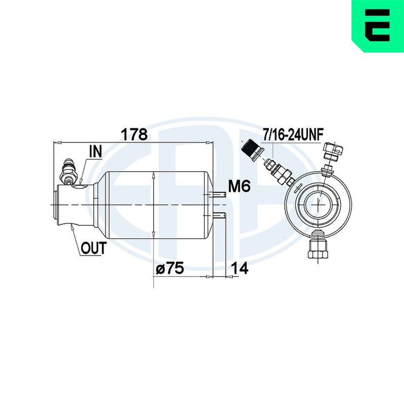 ERA 668009 Dryer, air conditioning