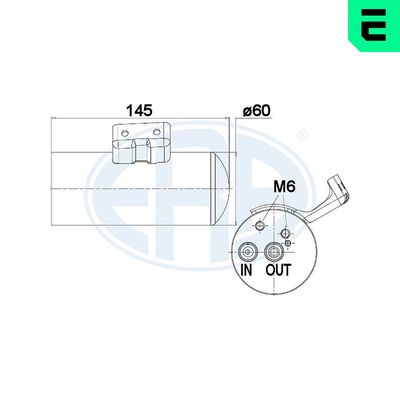 Dryer, air conditioning ERA 668025