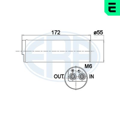 Dryer, air conditioning ERA 668026