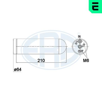 Dryer, air conditioning ERA 668027