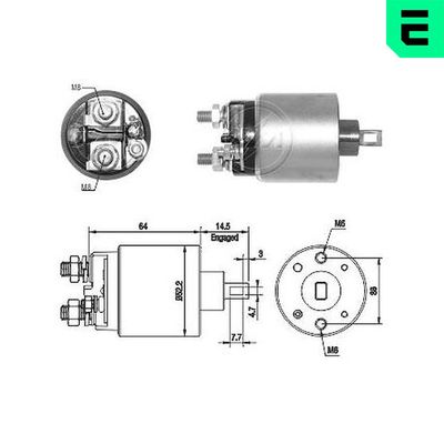 Solenoid Switch, starter ERA ZM1710