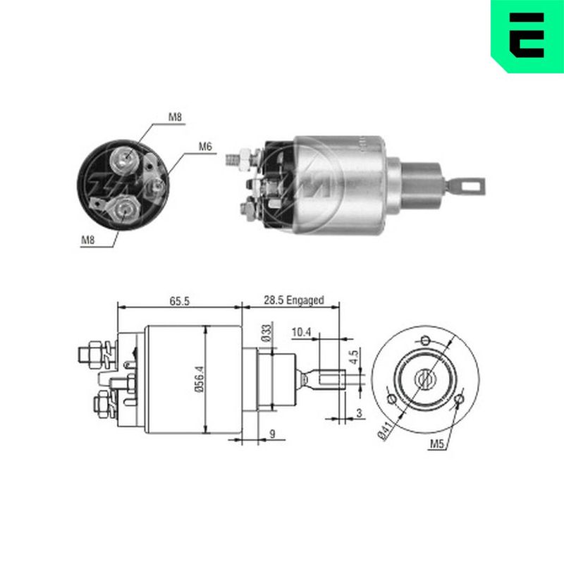 ERA ZM4775 Solenoid Switch, starter