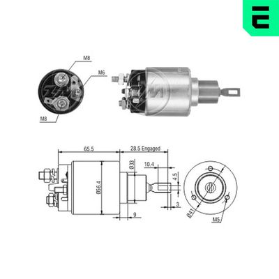 Solenoid Switch, starter ERA ZM4775