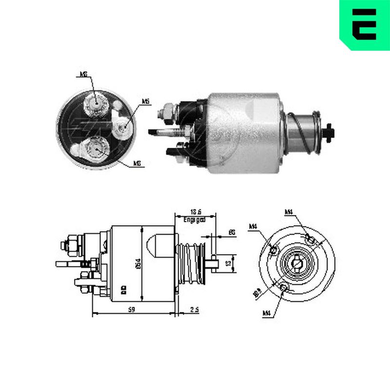 ERA ZM5494 Solenoid Switch, starter