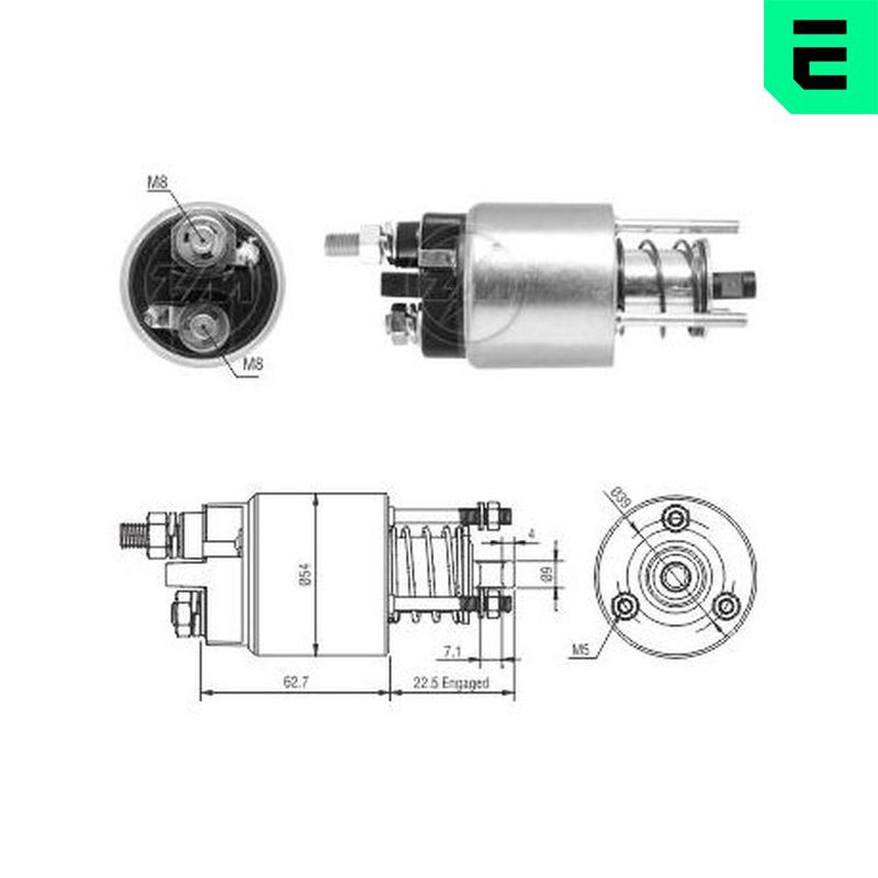 ERA ZM9395 Solenoid Switch, starter