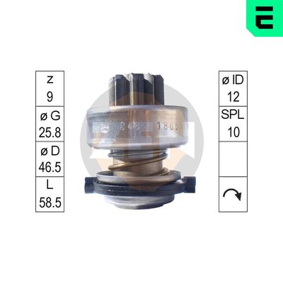 Freewheel Gear, starter ERA ZN0482