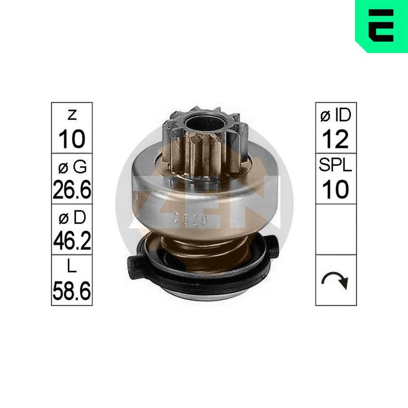 ERA ZN0520 Freewheel Gear, starter