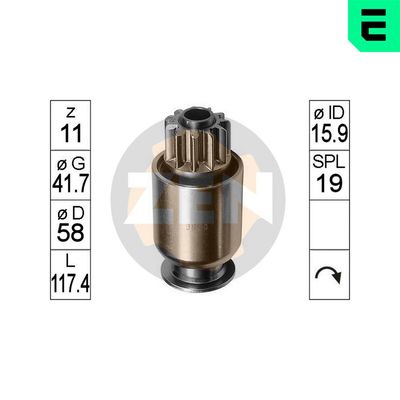 Freewheel Gear, starter ERA ZN0920