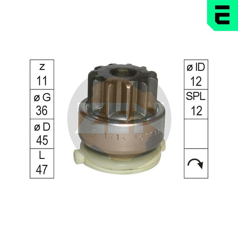 ERA ZN1714 Freewheel Gear, starter