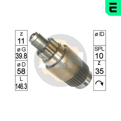 Freewheel Gear, starter ERA ZN1827