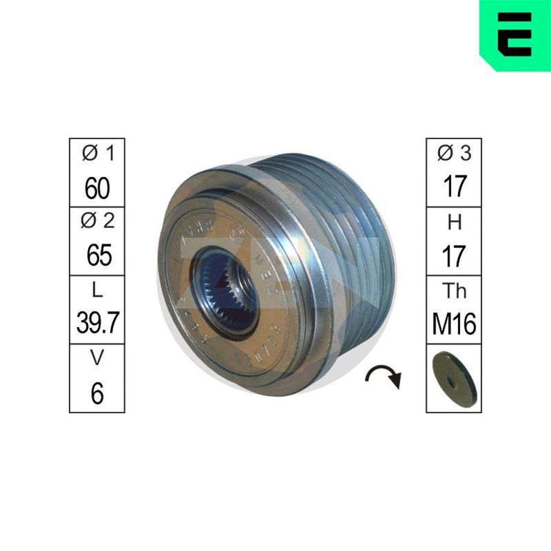 ERA ZN5495 Alternator Freewheel Clutch