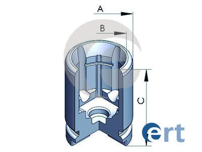 Piston, brake caliper ERT 150227-C