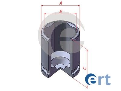 ERT 151198-C Piston, brake caliper