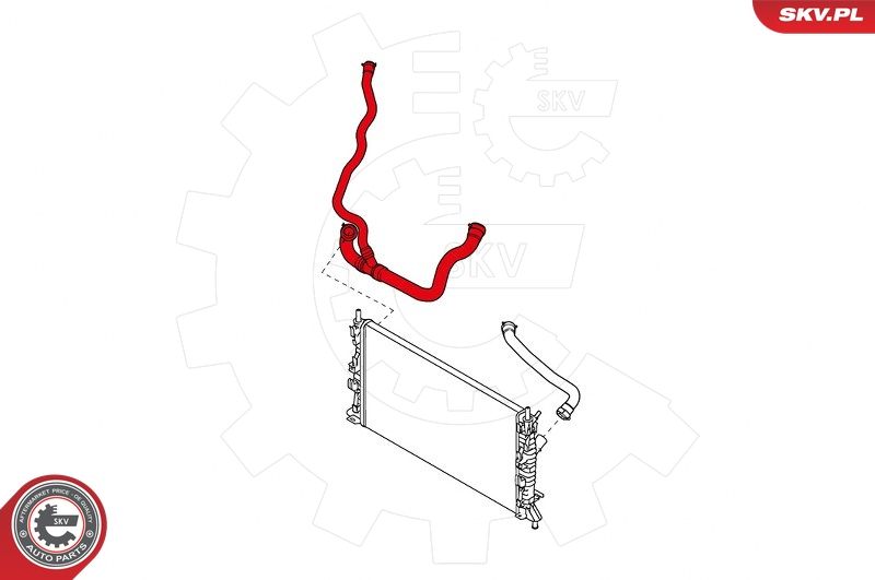 ESEN SKV 24SKV335 Radiator Hose