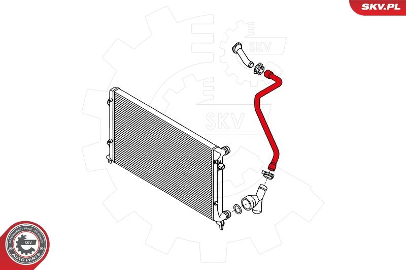 ESEN SKV 24SKV353 Radiator Hose