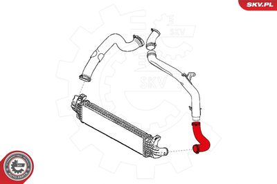 Charge Air Hose ESEN SKV 24SKV876