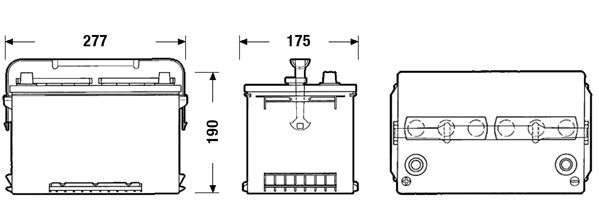 EXIDE EA681 Starter Battery
