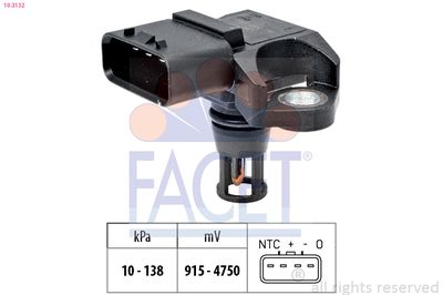 Air Pressure Sensor, altitude adaption FACET 10.3132