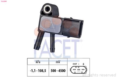 Air Pressure Sensor, altitude adaption FACET 10.3269