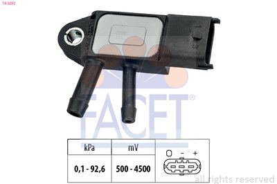 Air Pressure Sensor, altitude adaption FACET 10.3292