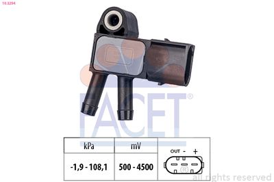 Air Pressure Sensor, altitude adaption FACET 10.3294