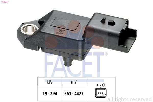 FACET 10.3337 Air Pressure Sensor, altitude adaption