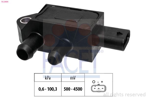 FACET 10.3404 Sensor, boost pressure