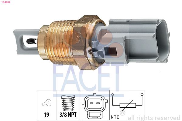 FACET 10.4004 Sensor, intake air temperature