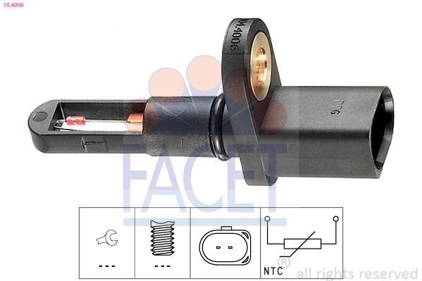 FACET 10.4006 Sensor, intake air temperature