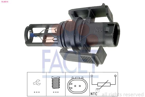 FACET 10.4014 Sensor, intake air temperature