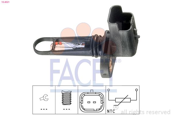 FACET 10.4021 Sensor, intake air temperature