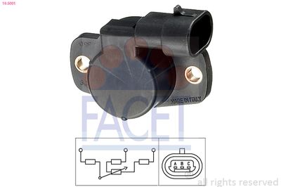 Sensor, throttle position FACET 10.5001