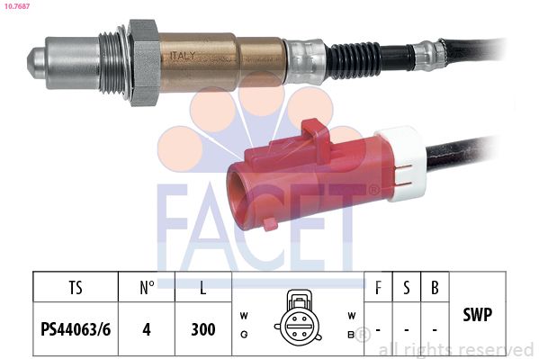 FACET 10.7687 Oxygen Sensor