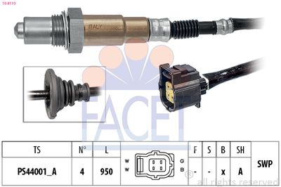 Oxygen Sensor FACET 10.8110