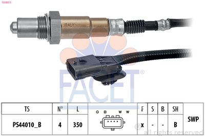 Oxygen Sensor FACET 10.8311