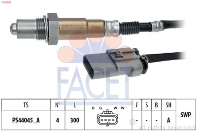 Oxygen Sensor FACET 10.8349