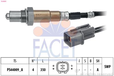 Oxygen Sensor FACET 10.8361
