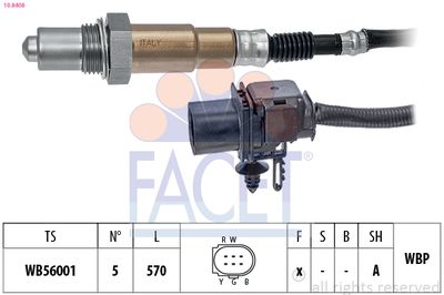 Oxygen Sensor FACET 10.8408