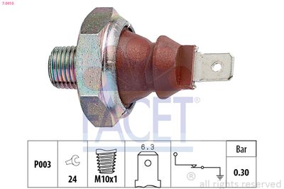 Oil Pressure Switch FACET 7.0010