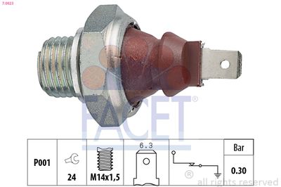 Oil Pressure Switch FACET 7.0023