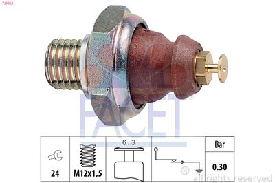 Oil Pressure Switch FACET 7.0052