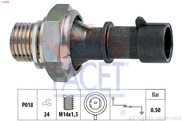 FACET 7.0069 Oil Pressure Switch
