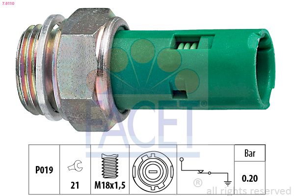 FACET 7.0110 Oil Pressure Switch