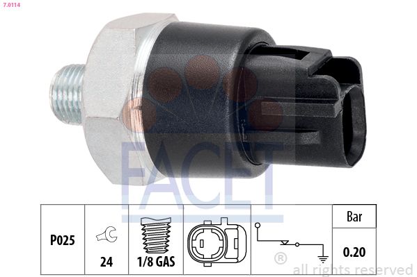 FACET 7.0114 Oil Pressure Switch
