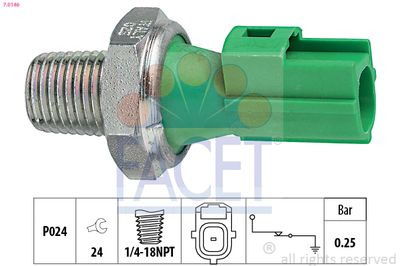 Oil Pressure Switch FACET 7.0146
