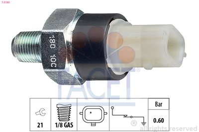 Oil Pressure Switch FACET 7.0180