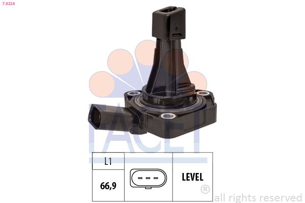 FACET 7.0224 Sensor, engine oil level