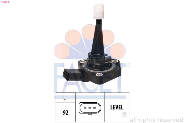 FACET 7.0228 Sensor, engine oil level
