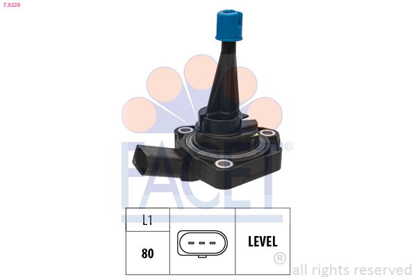 FACET 7.0229 Sensor, engine oil level